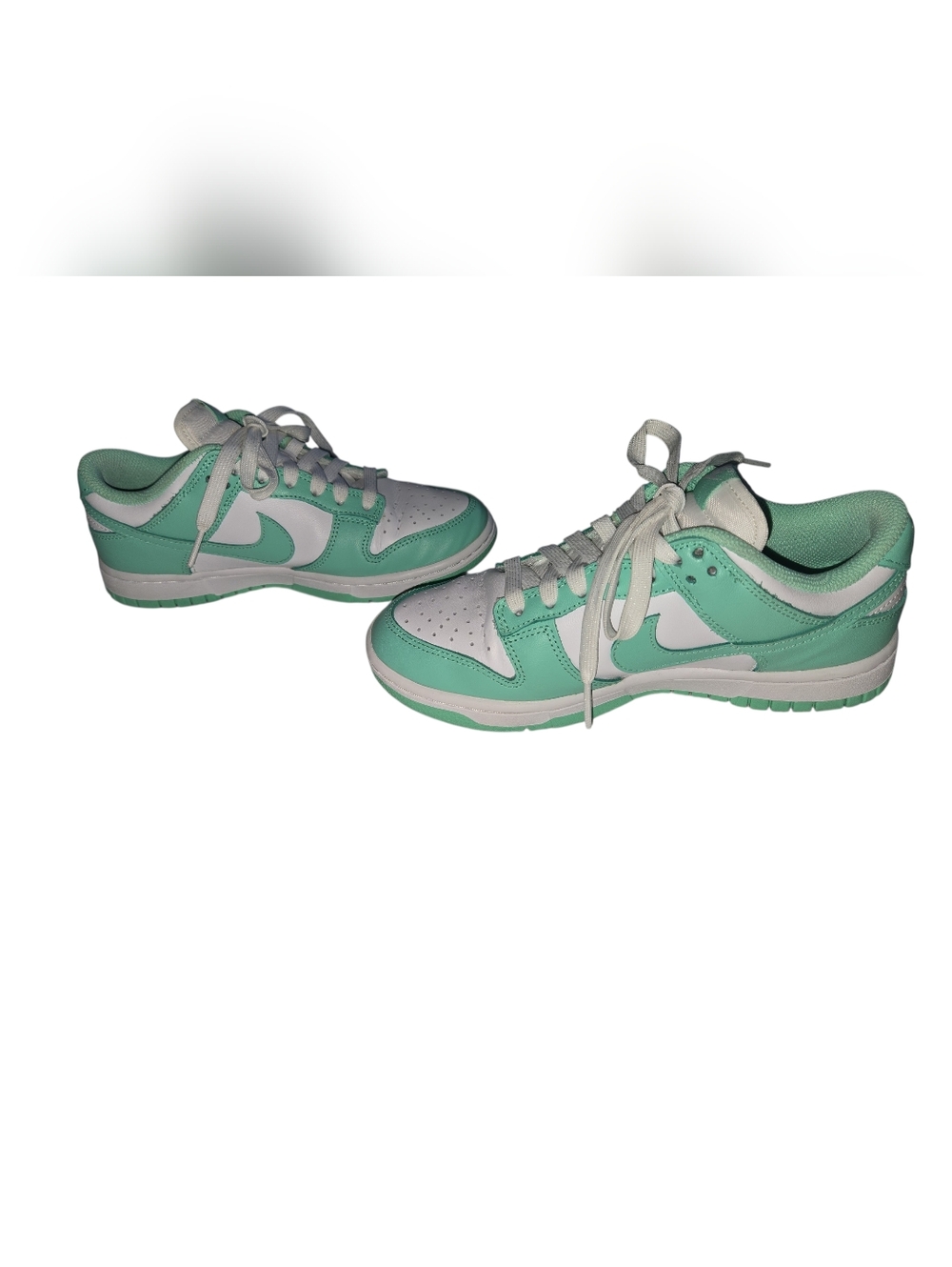 Nike Dunk Low Womens Green Glow Clear Jade Sneakers 6.5W - Picture 3 of 9